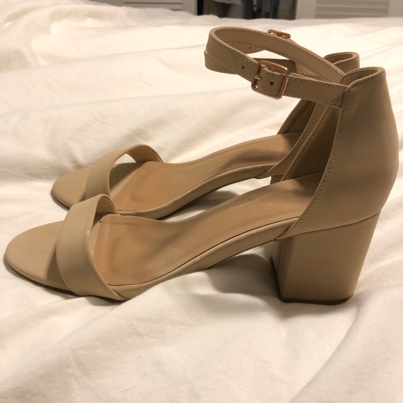 bamboo nude heels